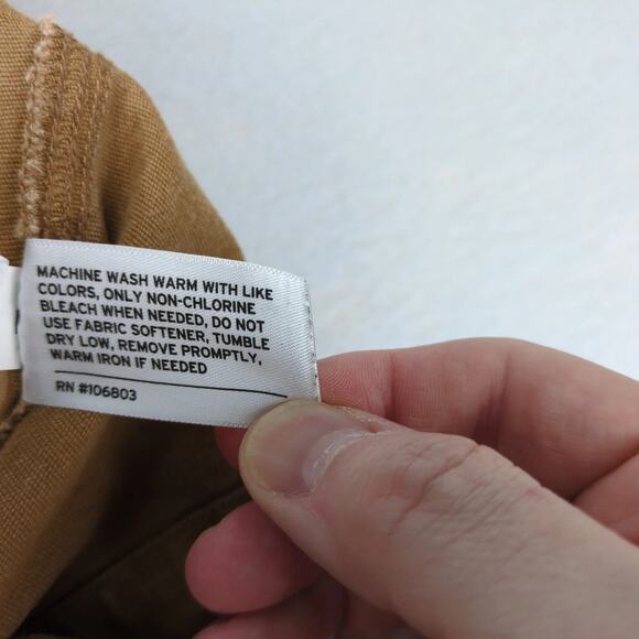 Duluth Trading Flex Fire Hose Cargo Work Pants Men's 44x28 Tan Relaxed Fit 45507 - Picture 10 of 10